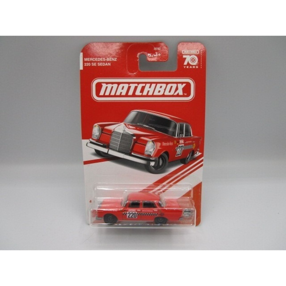 Matchbox Mercedes Benz 220 SE Sedan Target Red Edition Diecast Car Mattel 2023